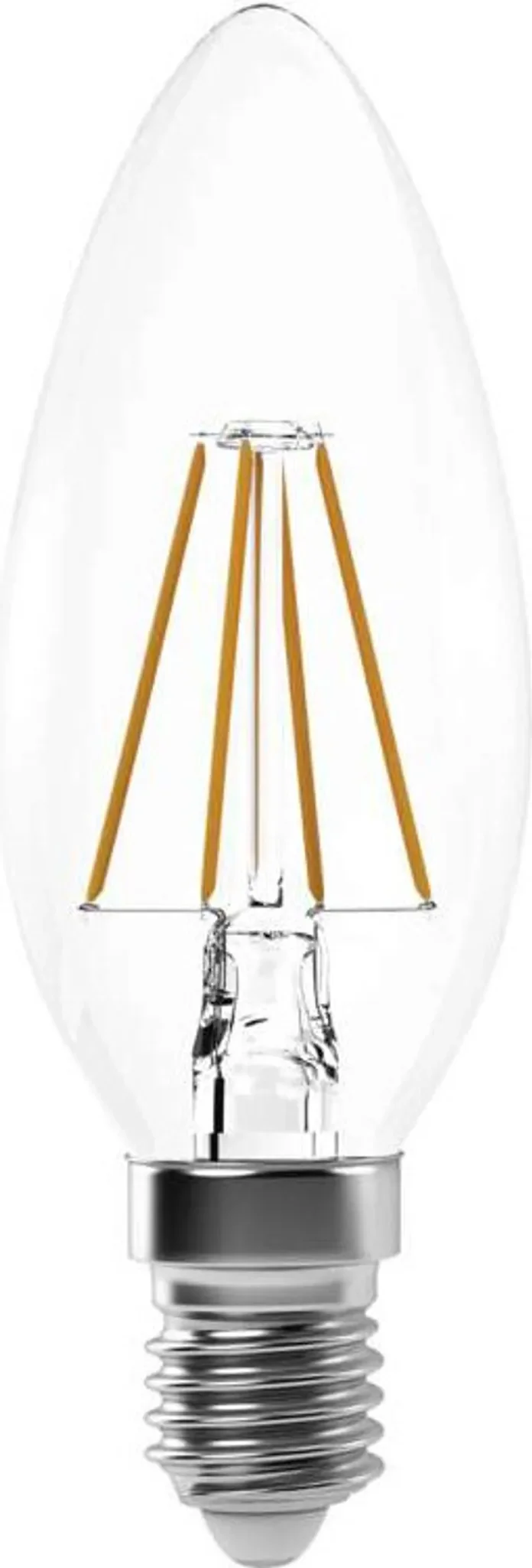 Emos LED-Glühbirne Filament Kerze – 2,2 W E14, warmweiß