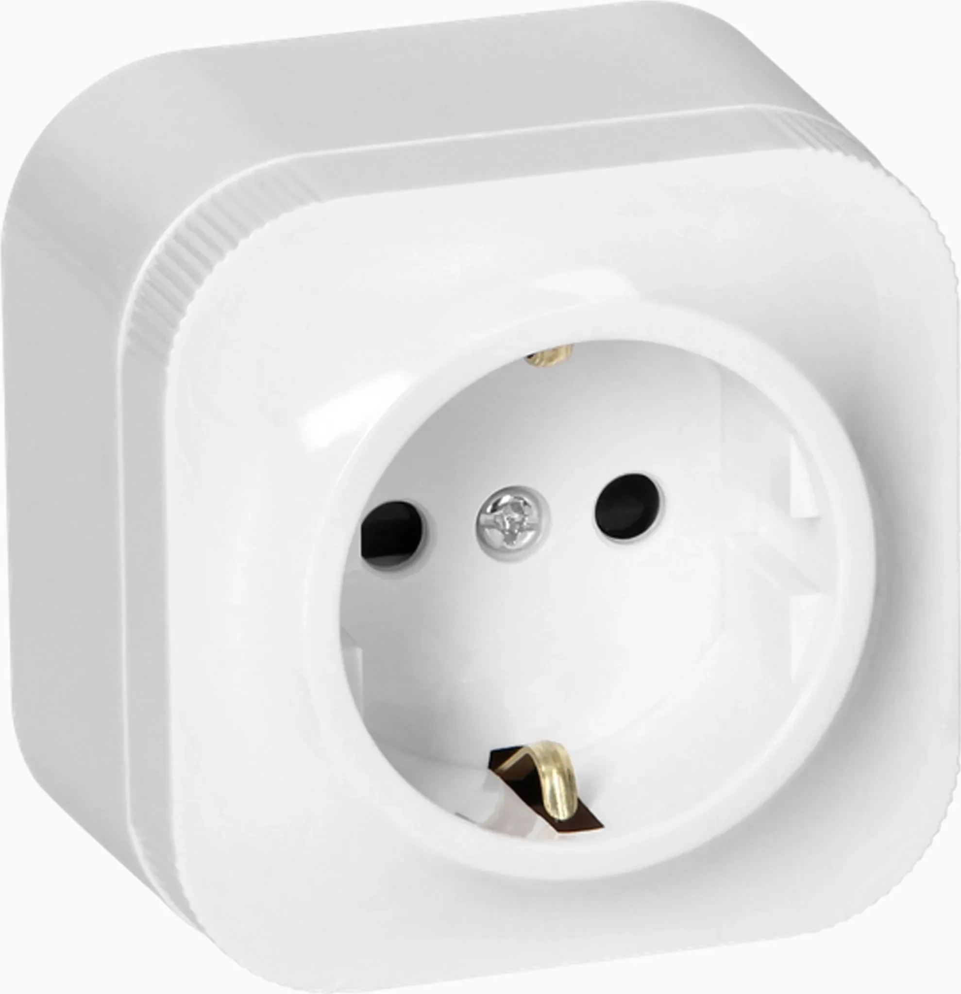 Aufputz-Schuko-Steckdose – ToDo – Weiß – IP20