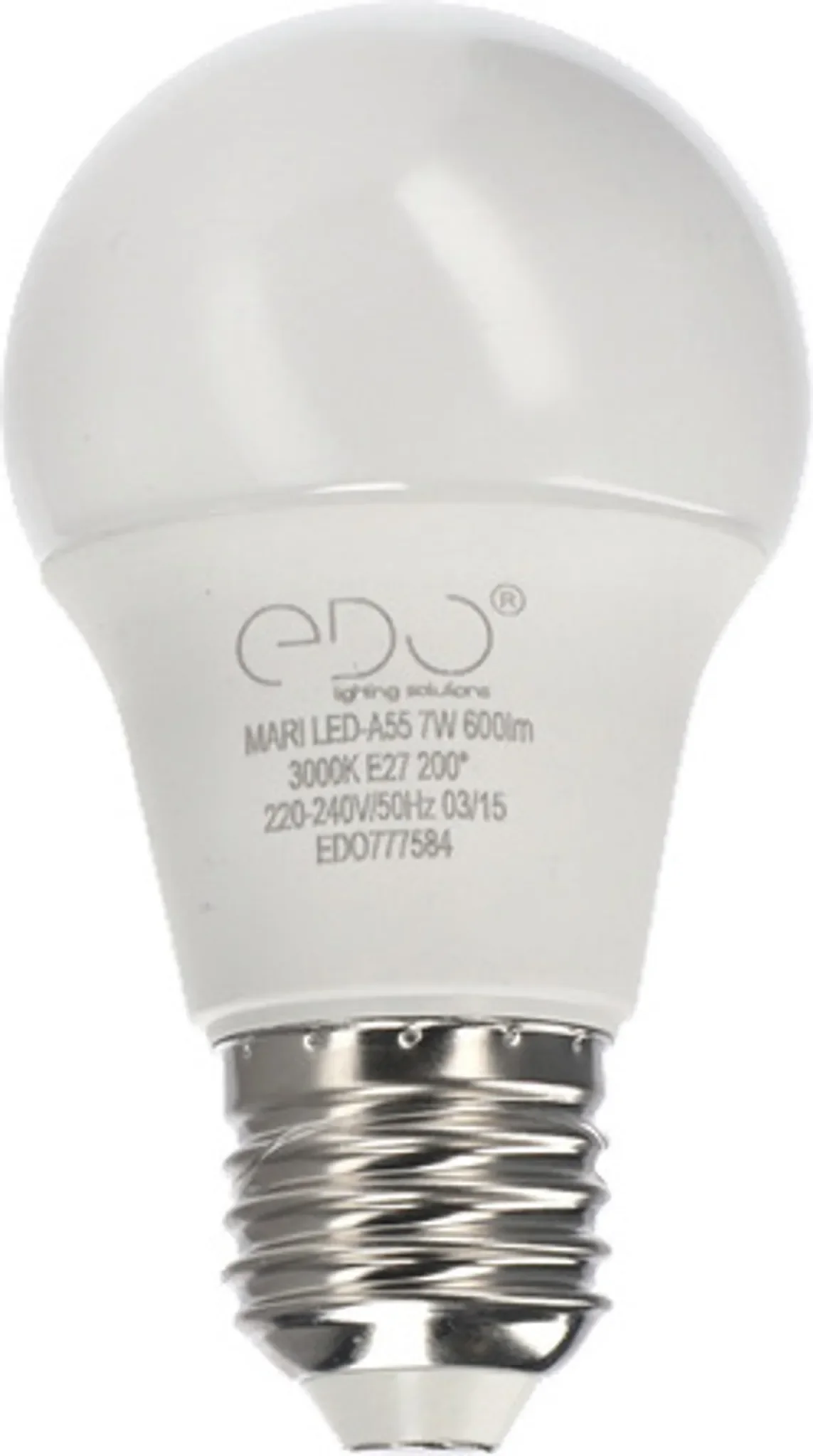 MARI LED-Lampe E27 7W 3000K – Warmweiß