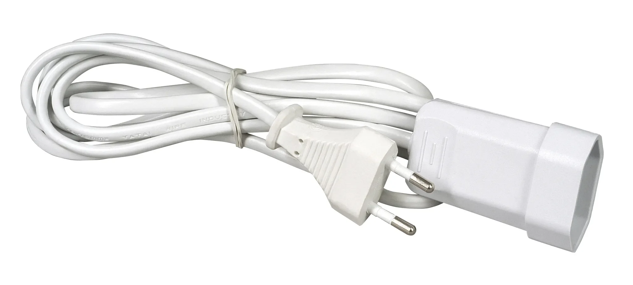 Euro-Verlängerungsleitung 3 m – Weiß