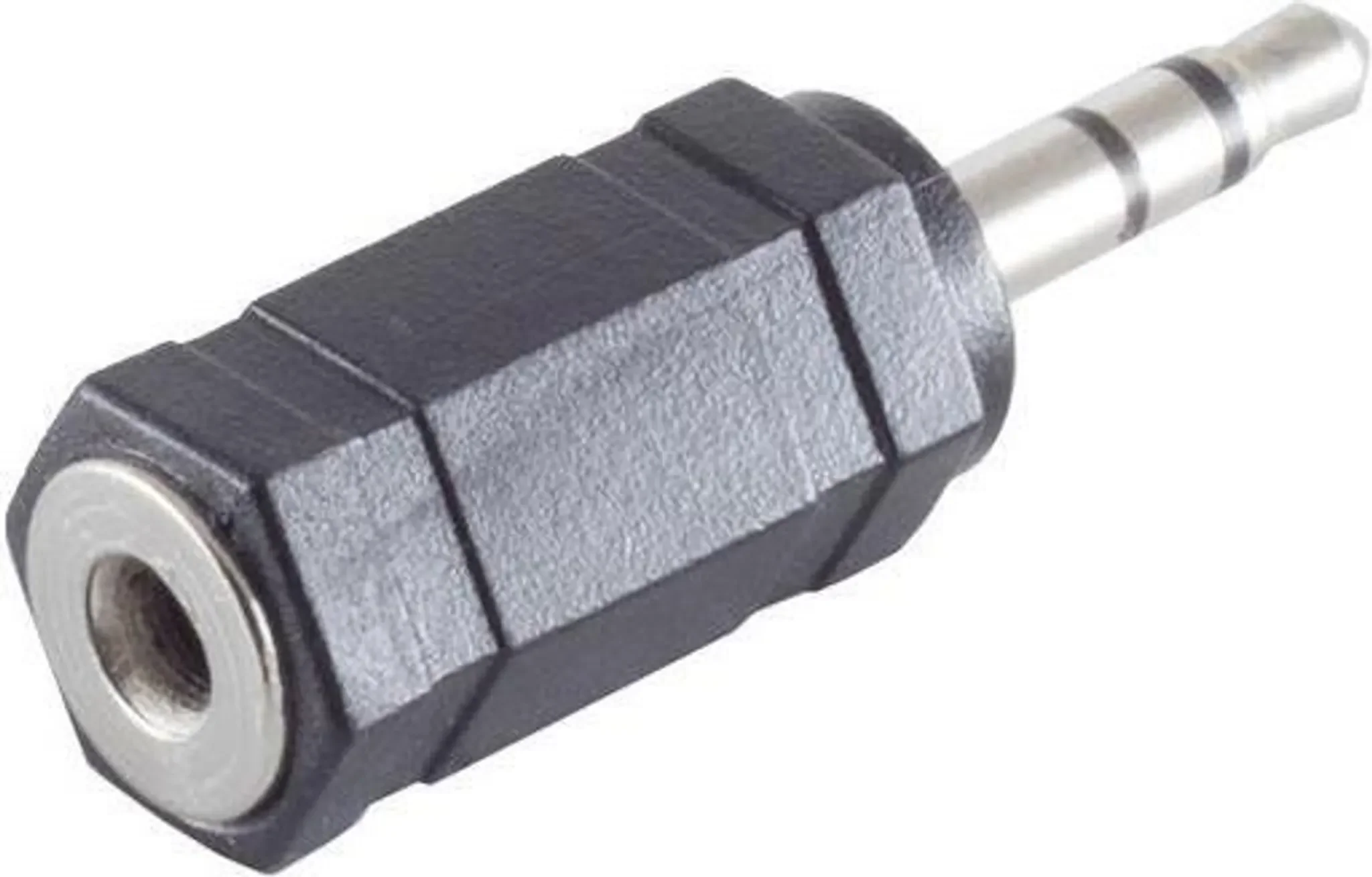 S/CONN Adapter – 3,5 mm Stereo-Klinkenstecker auf 3,5 mm Mono-Klinkenkupplung